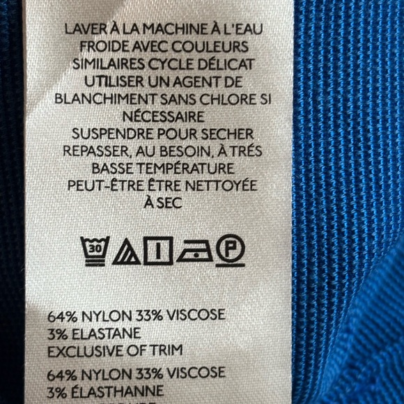 Maeve by Anthropologie Collette knit wide leg pants. Cobalt blue. 33T - Picture 8 of 14